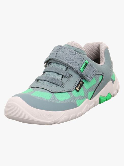 Superfit Trace Barefoot GTX Sneakers, Light Green/Light Grey
