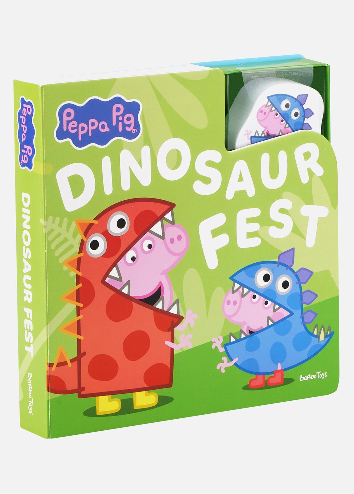 Gurli Gris Bog med Træfigurer - Dinosaurfest