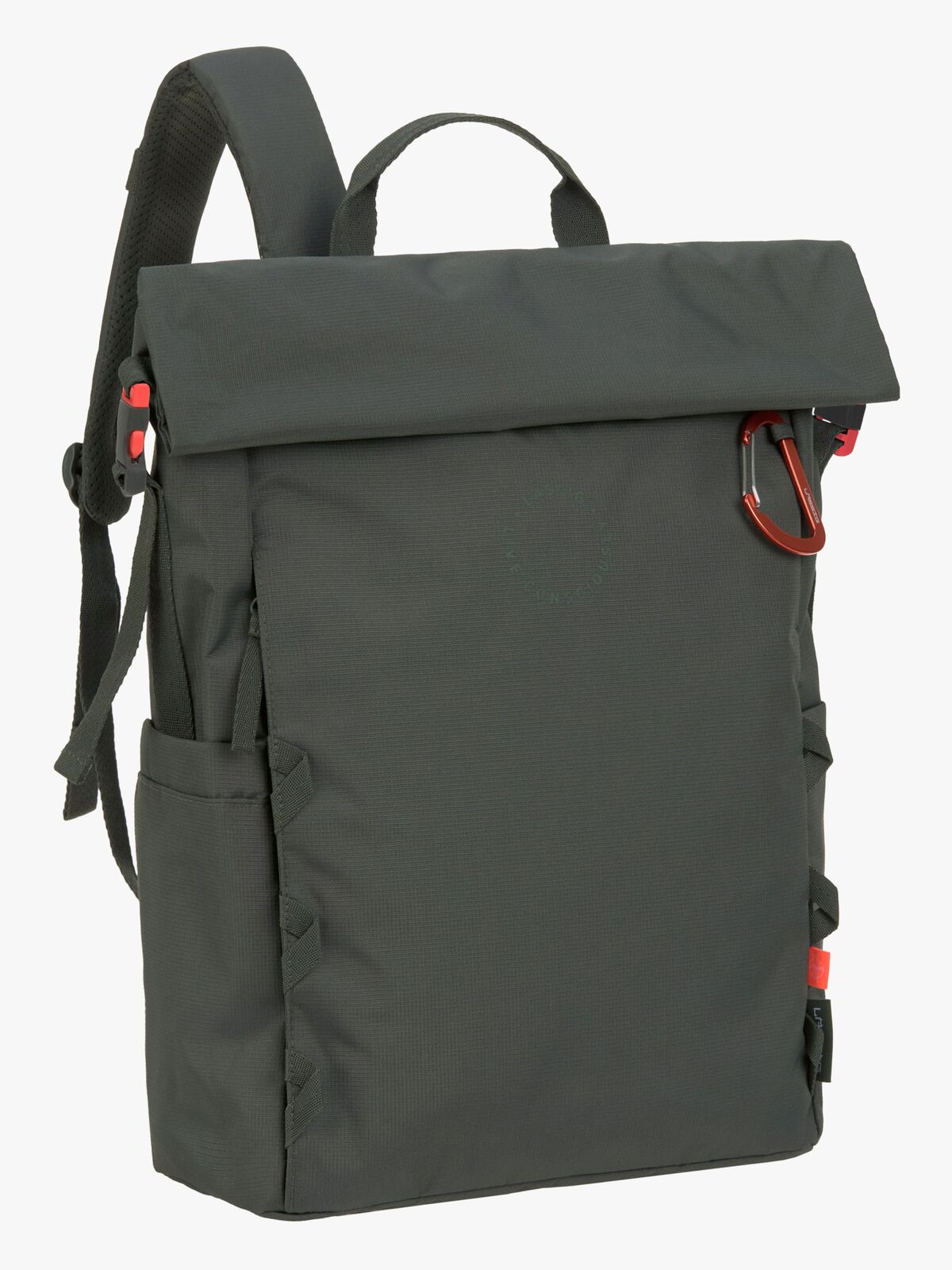 Lässig Outdoor Pusletaske Rygsæk med Roll-top-åbning, Dark Olive