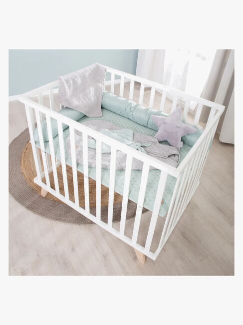 Roba Lil Planet Kravlegård På Fod, White & Frosty Green