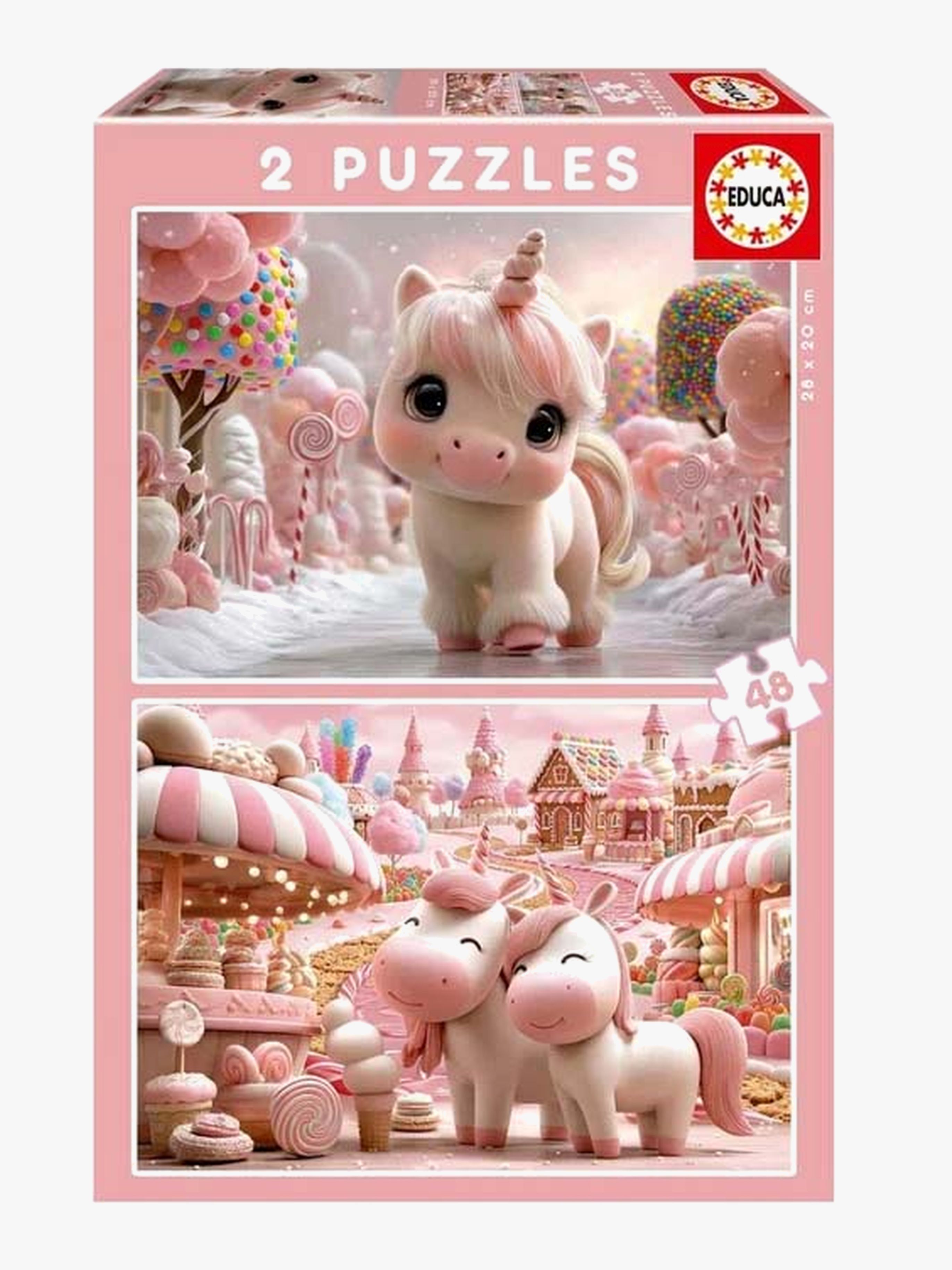 Educa Puslespil Sweet Unicorns 2x48 Brikker