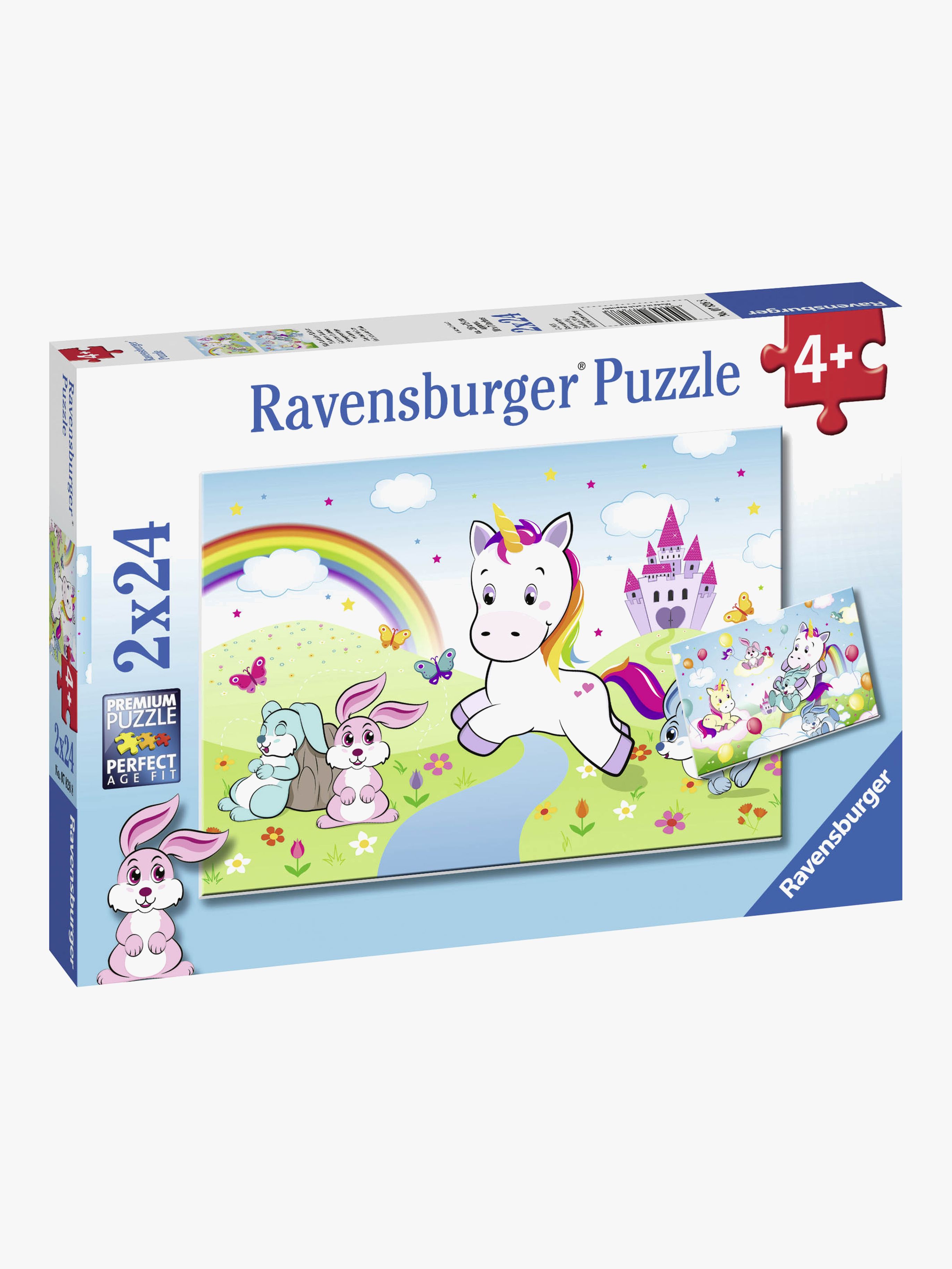 Ravensburger Puslespil Enhjørning 2x24 Brikker
