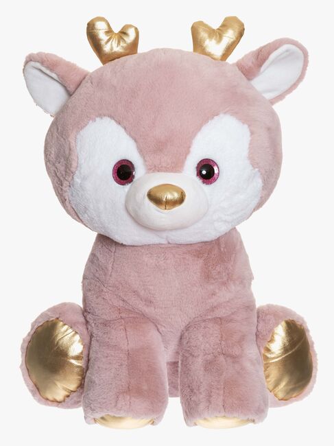 Teddykompaniet Bamse 65 cm Dådyr, Pink