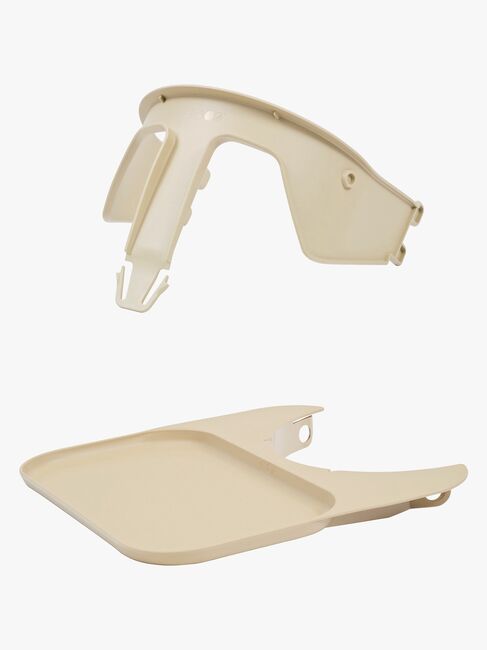 KAOS Klapp Højstol inkl. Beskyttelsesbøjle & Bakke, Beech Natural/Desert Sand