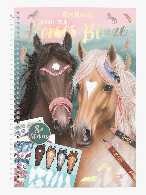 Miss Melody Malebog med Klistermærker