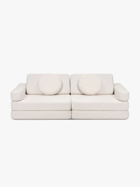 Shappy Play Teddy Bygbar Sofa 160x80 cm, Cream White