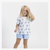 Bluey T-shirt & Shorts, Lyseblå