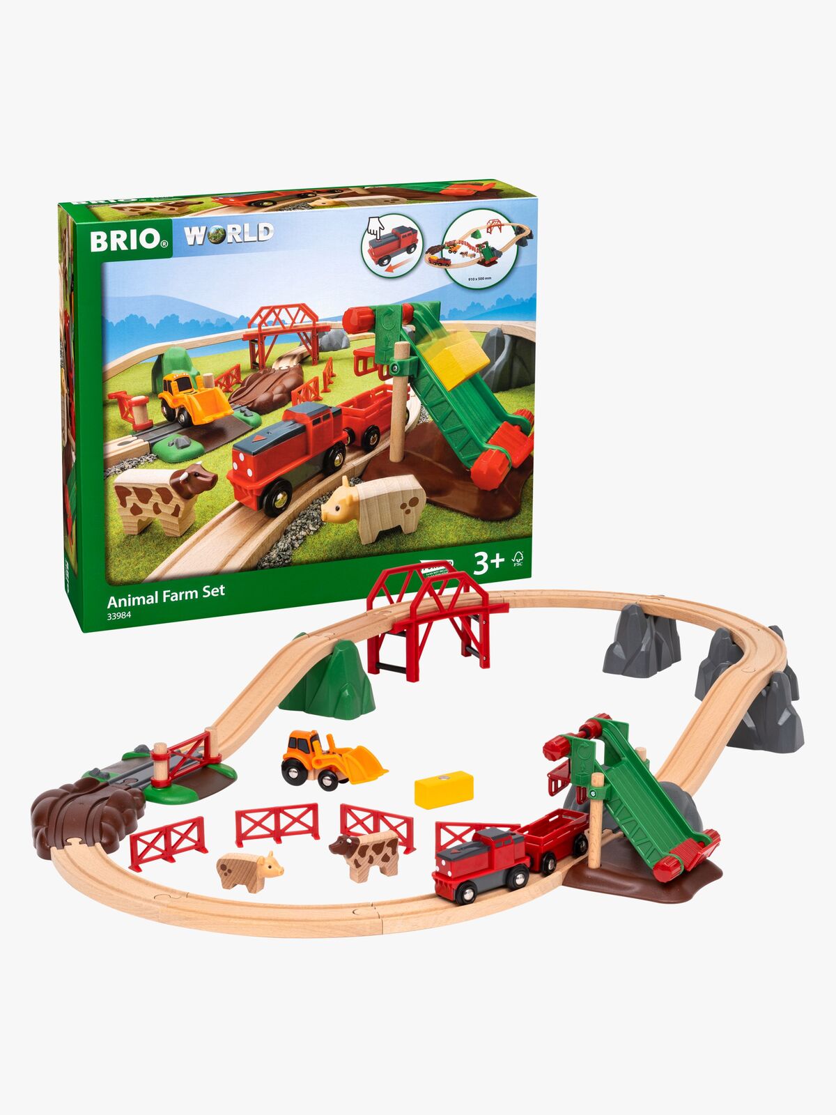 BRIO 33984 Batteridrevet Godstog Bondegård