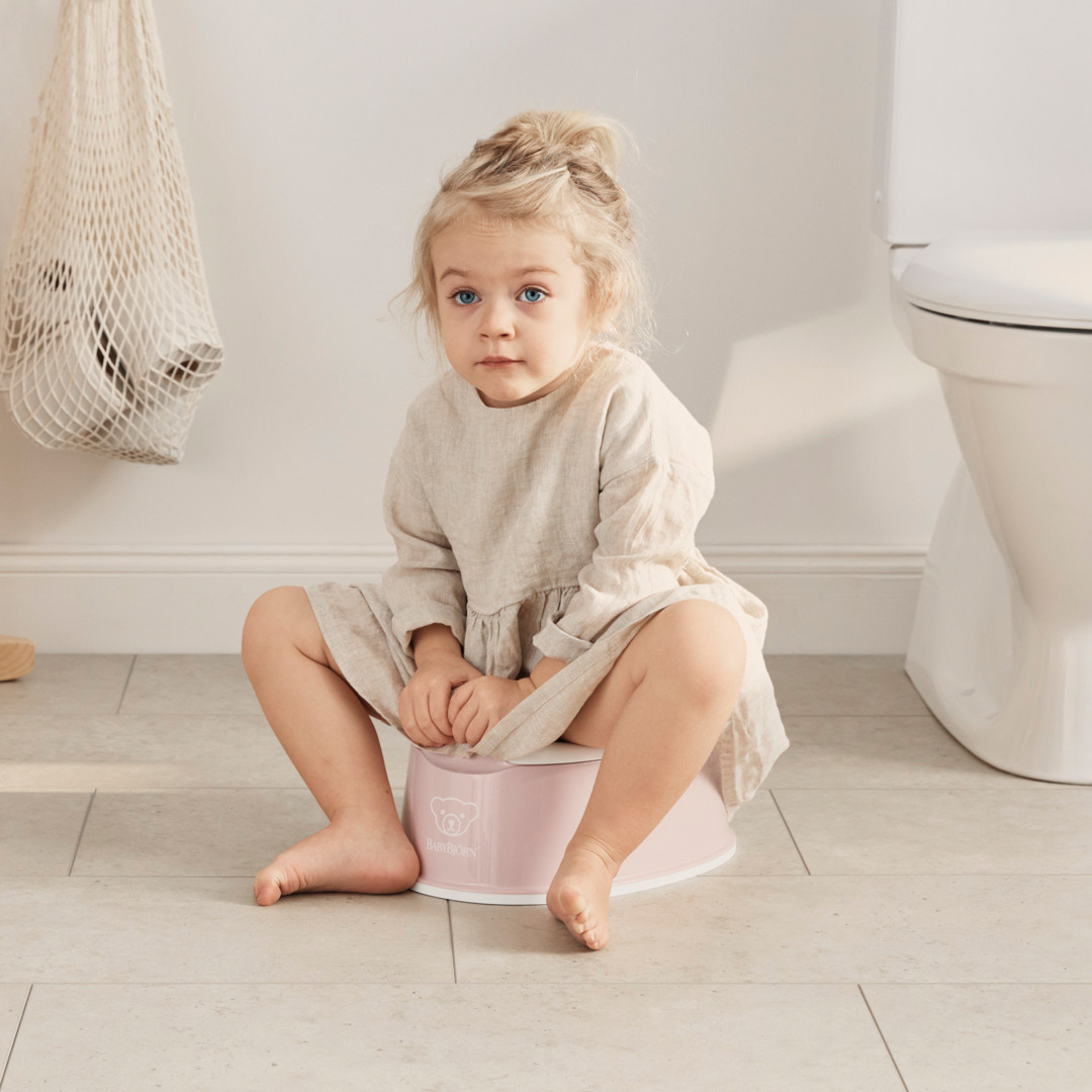 BabyBjörn Smart Potte, Pink/White