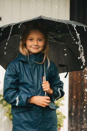 Lindberg Vestby Foret Regnjakke, Iron Blue