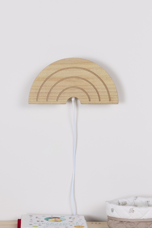 Alice & Fox VIENNA Væglampe Regnbue, Natural