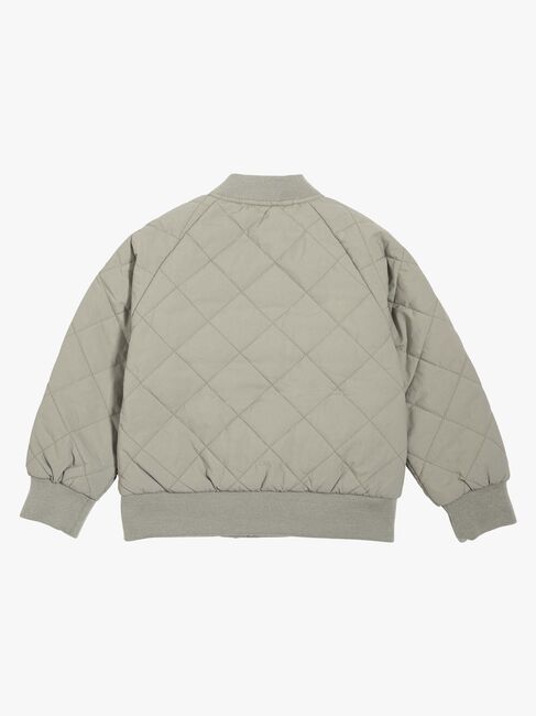 Viking x Kenza Quiltet Jakke, Light Green