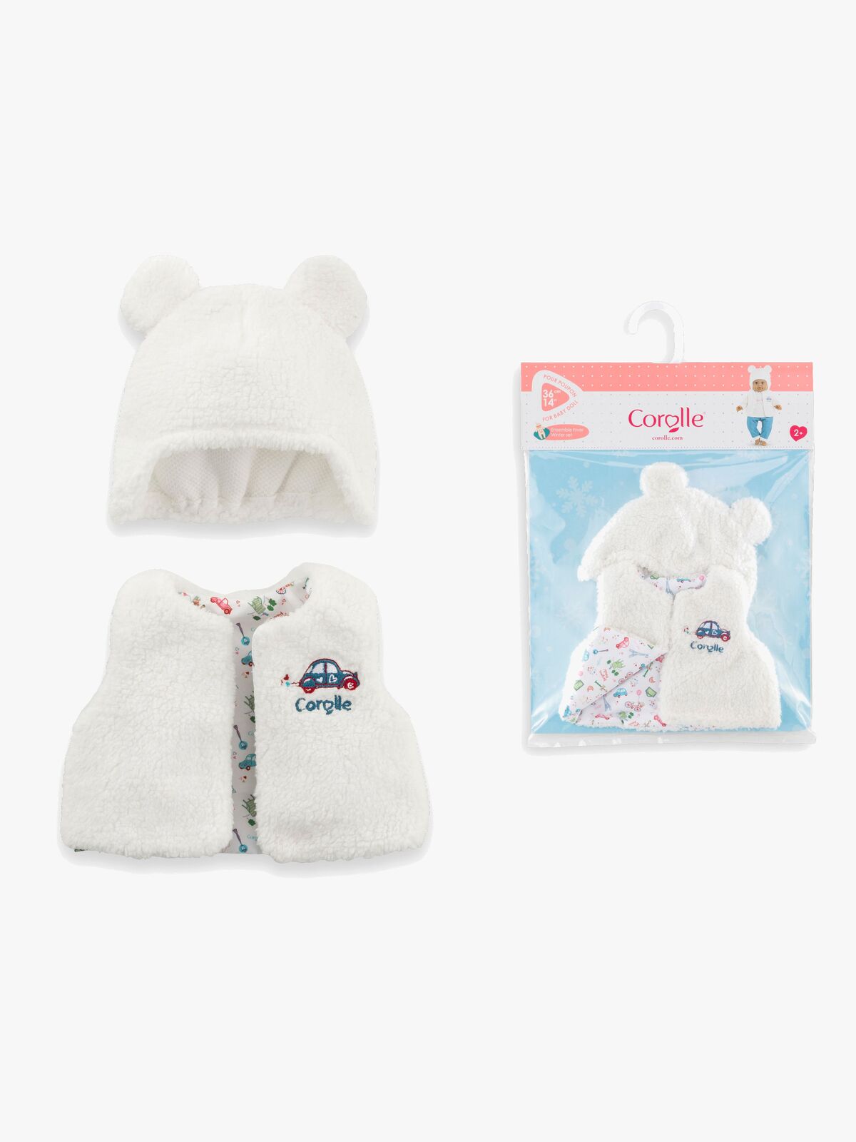 Corolle Dukketøj Hue & Vest 36 cm