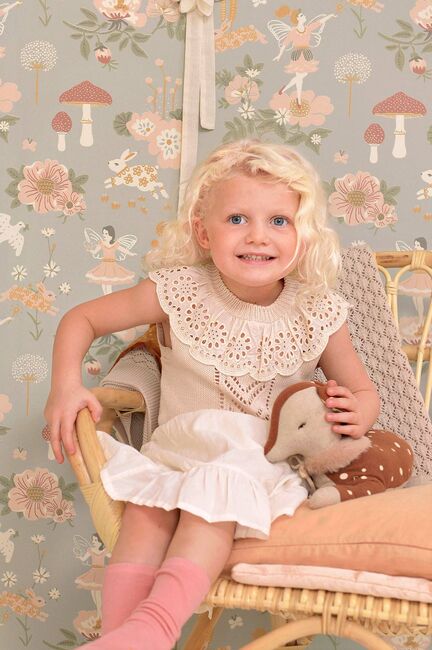 Majvillan Tapet Old Garden, Bluegrey