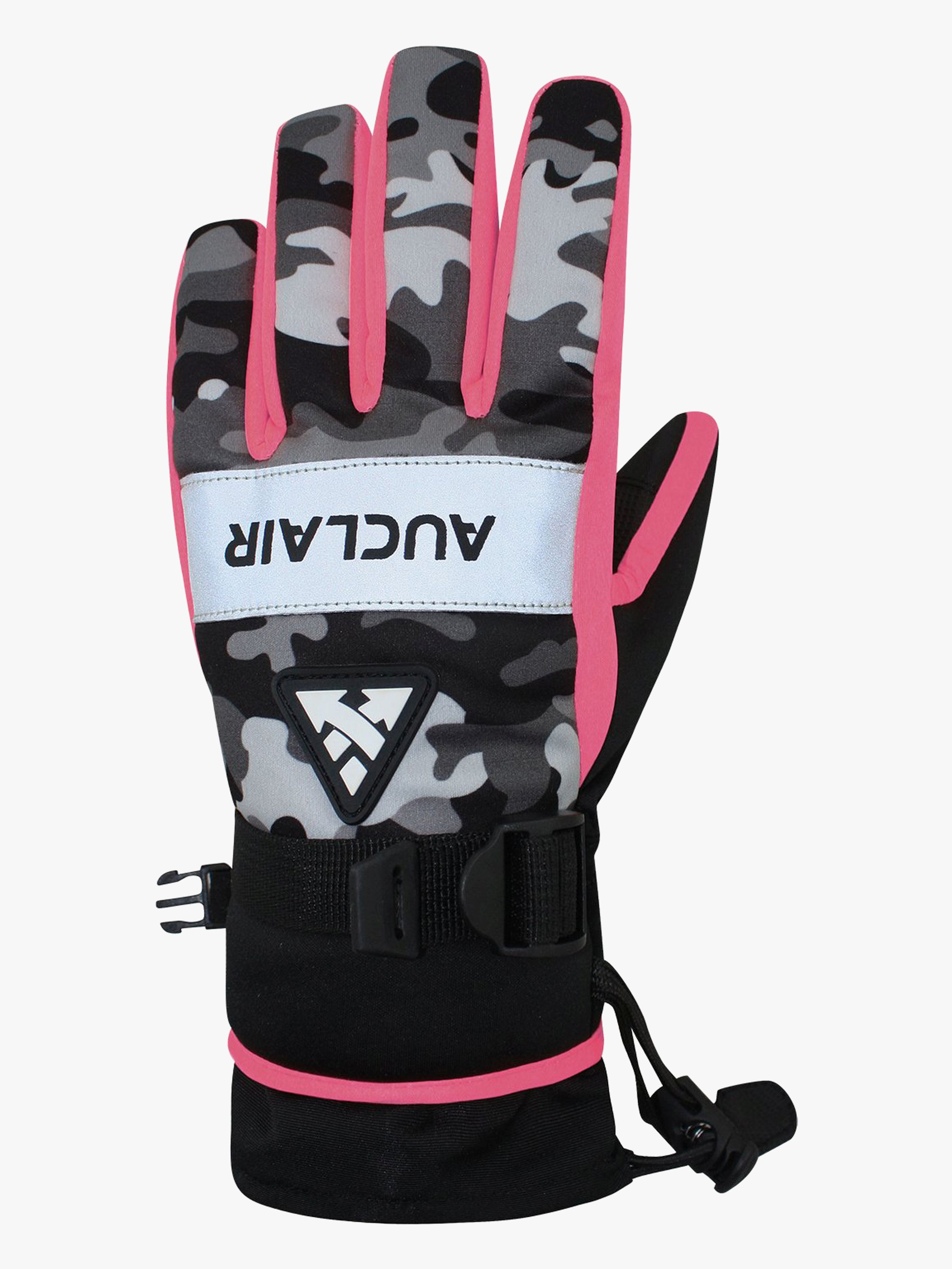 Auclair Camo Flash Handsker, Pink/Camo, XL