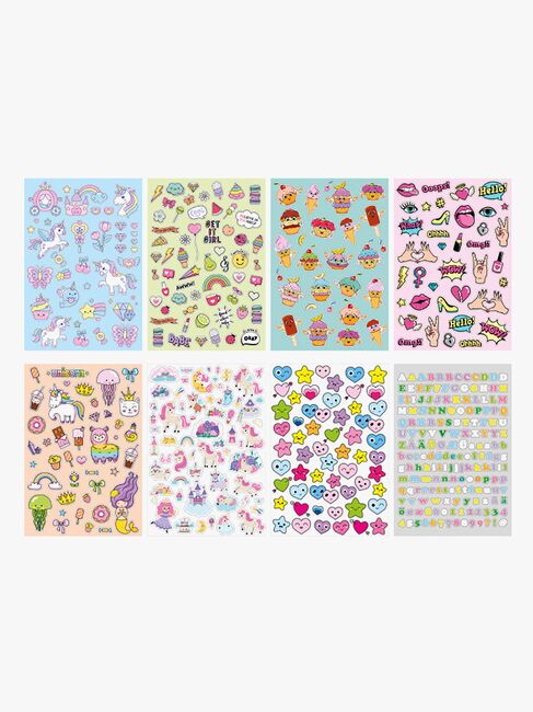 Playbox Megasæt Klistermærker Enhjørning 500 Stk.