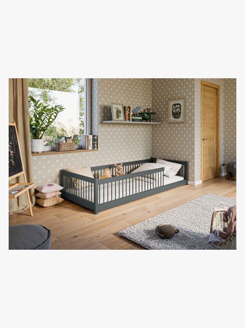 Lano Meble PEDRO Montessori Floor Seng 80x180, Graphite