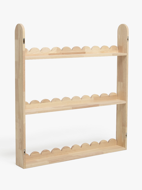 Alice & Fox Dune  Væghængt Bogreol, Natural Wood