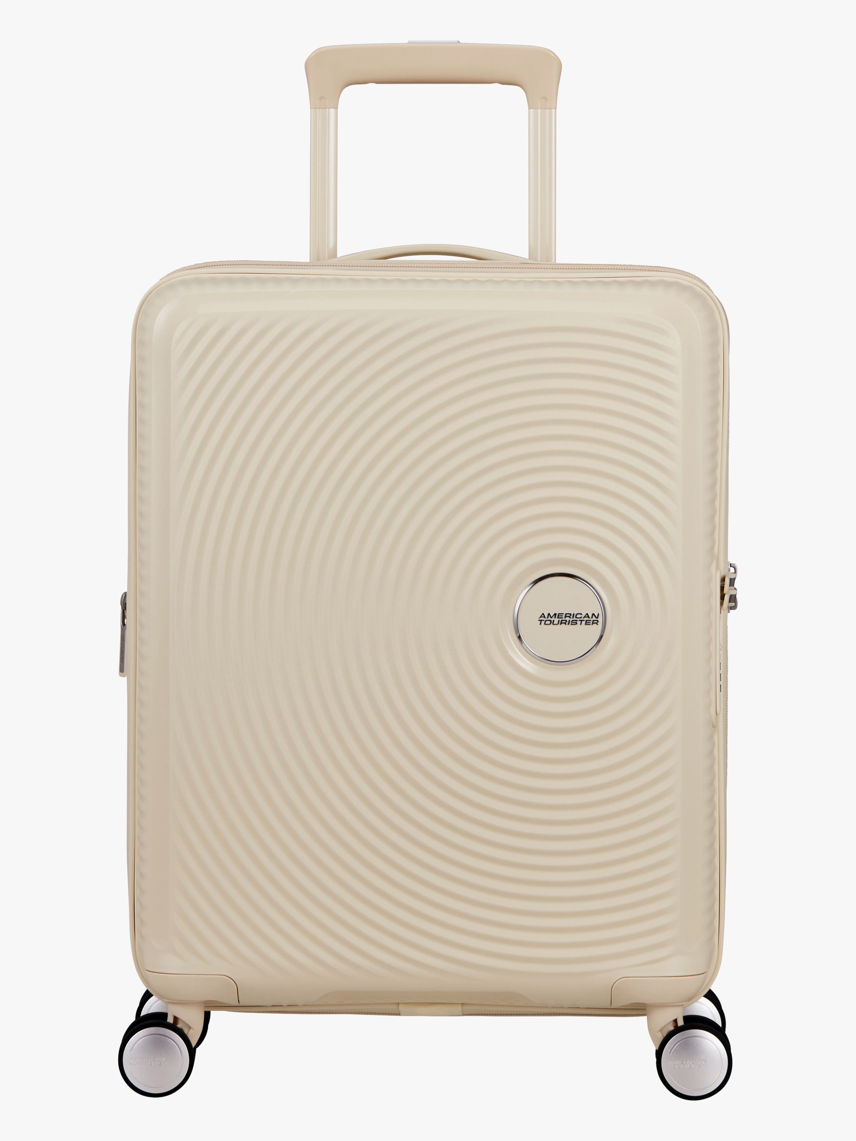 American Tourister Soundbox Spinner Kuffert 35,5-41L, Coconut Sand
