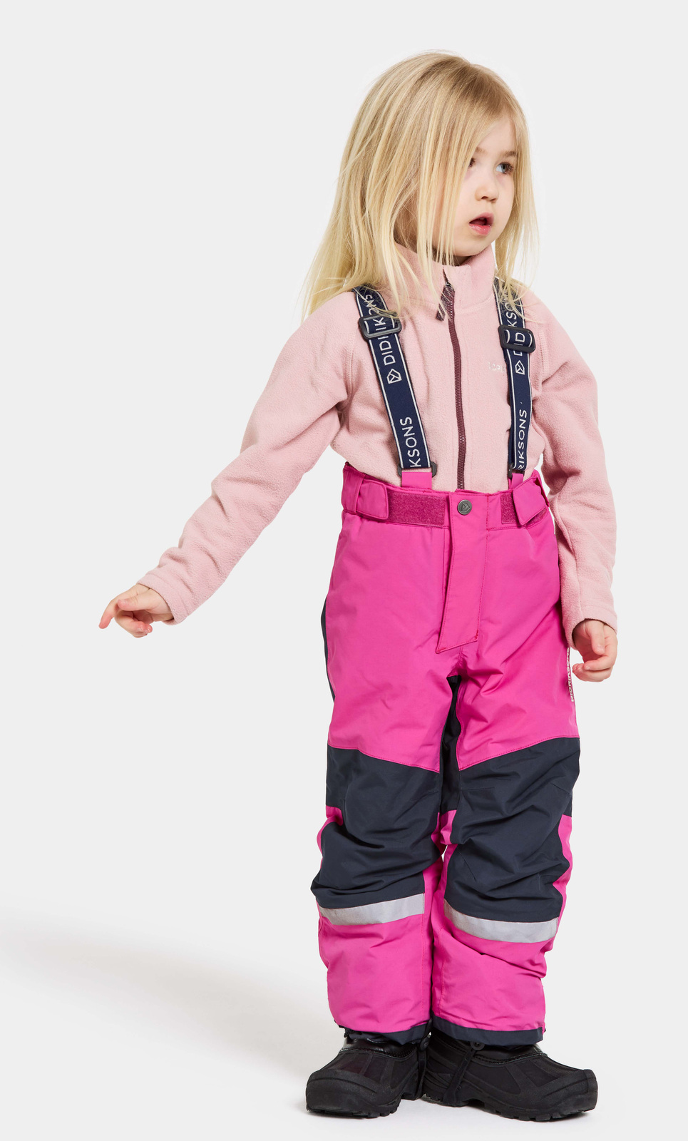 Didriksons Idre Overtræksbukser, Plastic Pink