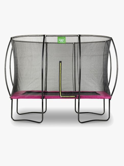 EXIT Silhouette Trampolin inkl. Sikkerhedsnet 214x305 cm, Pink
