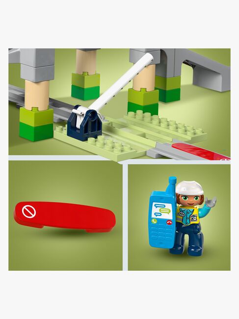 LEGO DUPLO Town 10426 Togbro og spor – udvidelsessæt
