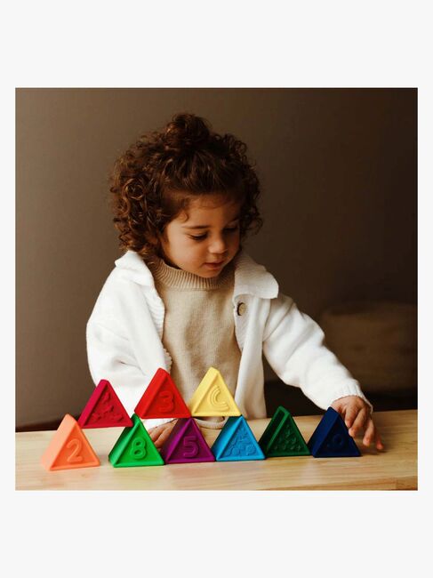 Jellystone Designs Tælleklods, Regnbuefarvet