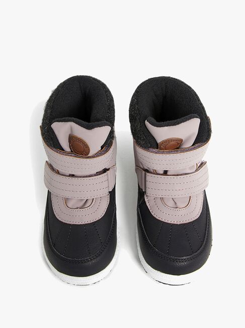 Nordbjørn Husky Vinterstøvler, Black/Old Pink