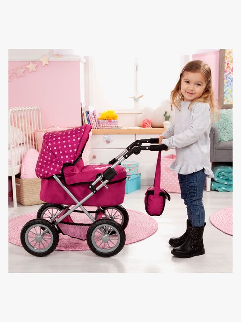 Bayer Design Dukkevogn Trendy, Bordeaux