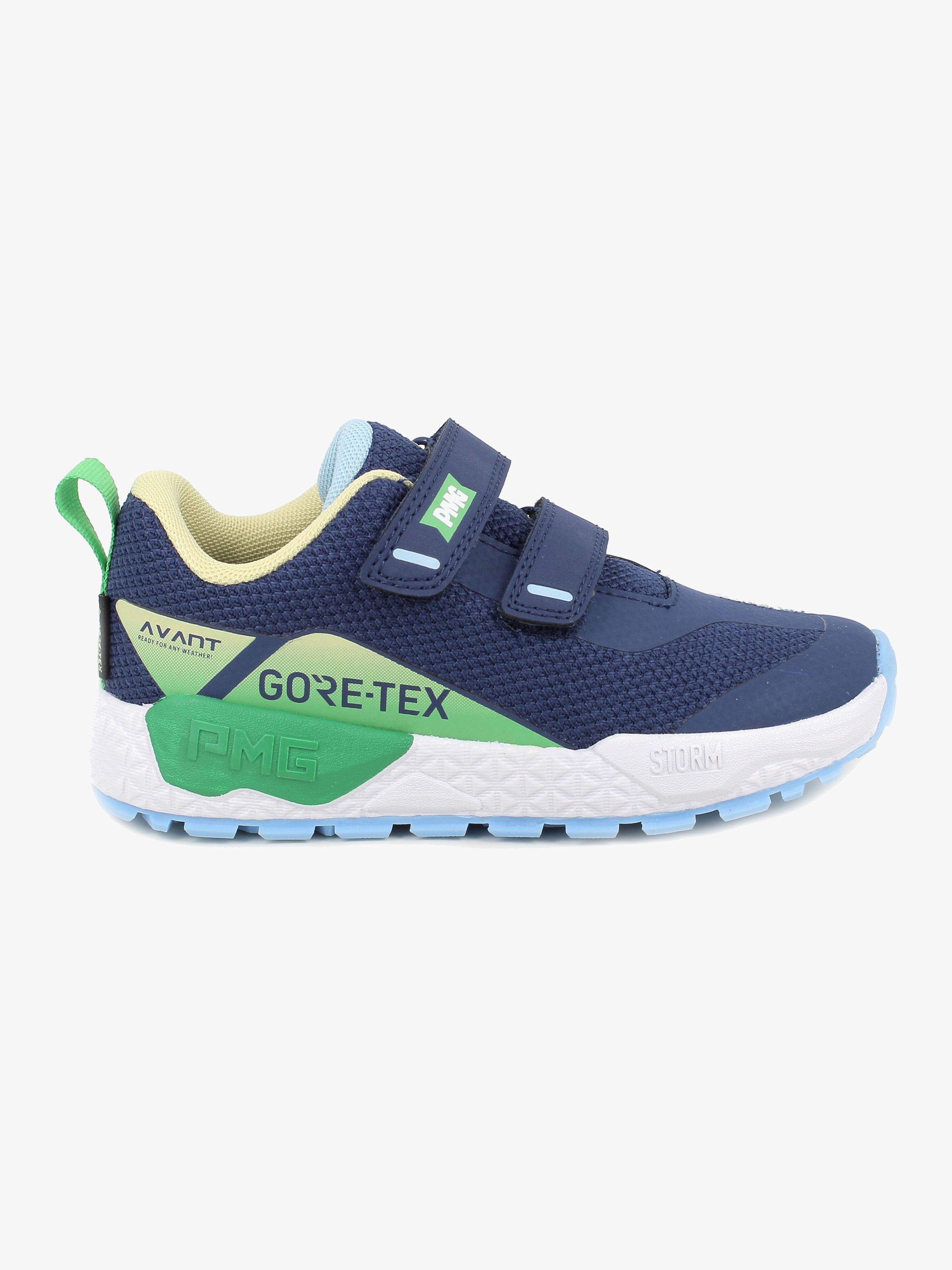 Primigi Pim GTX Sneakers, Blue/Green, 28