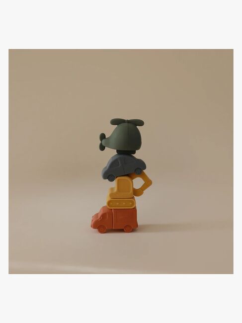 Mushie Badelegetøj Transportmiddel 4-pak