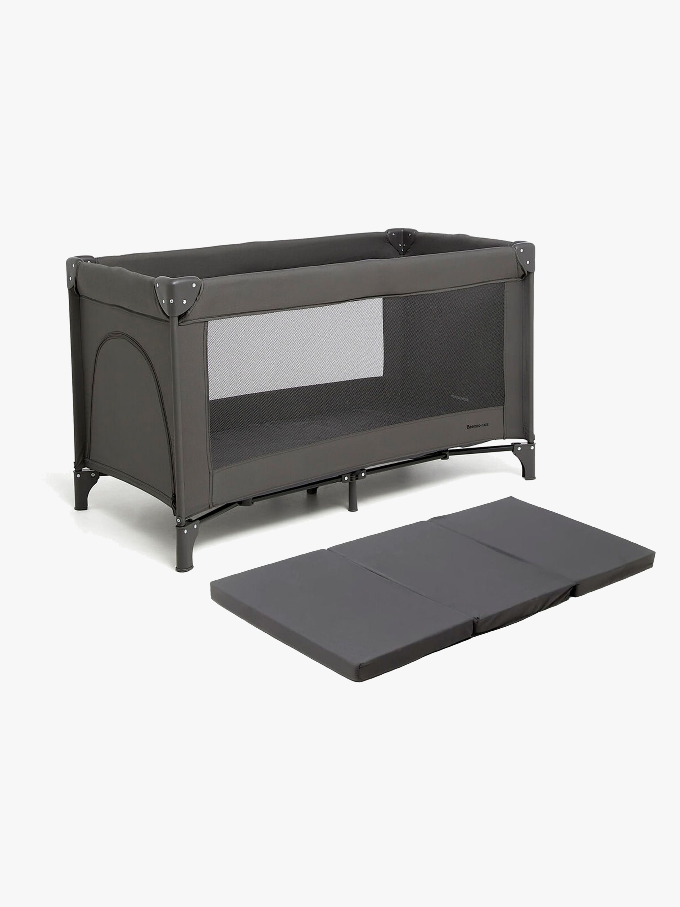 Beemoo CARE QuickFold Weekendseng inkl. Madras, Slate