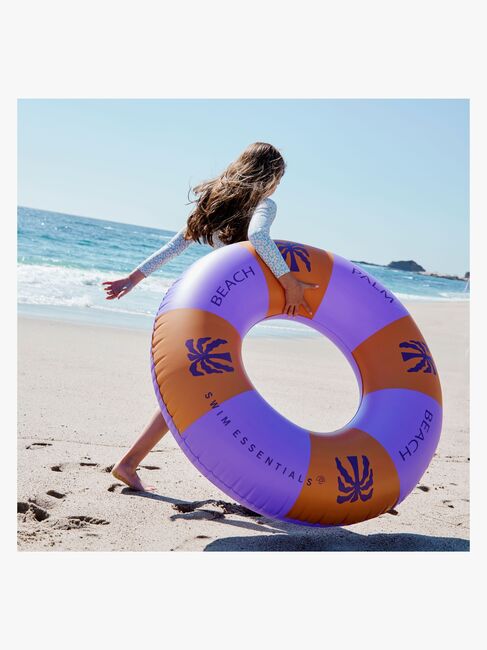 SwimEssentials Badering 120 cm, Palm Trees Purple