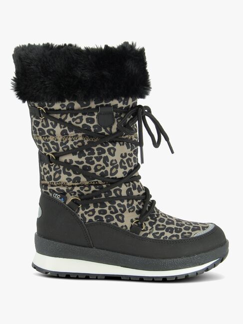 Leaf Ysby Vinterstøvler, Leopard