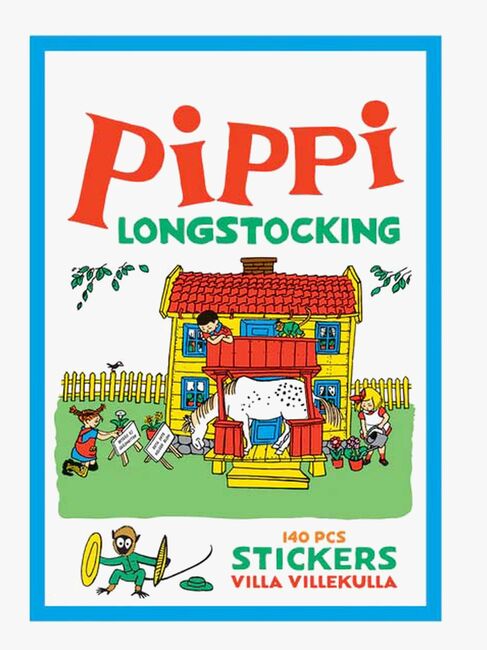 Barbo Toys Pippi Langstrømpe Klistermærker Villa Villekulla 140 Stk.