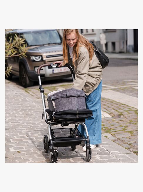 Doomoo Babynest/lift 3-i-1, Grå