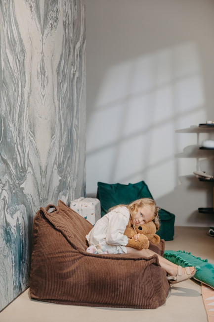 Yappy Kids Yappyhug Sækkestol, Chocolate Brown