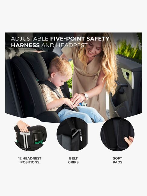 Kinderkraft SAFETY-FIX 2 I-Size Autostol, Black