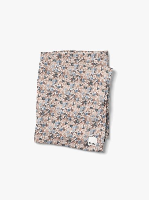 Elodie Soft Cotton Tæppe 120x70, Blue Garden Light