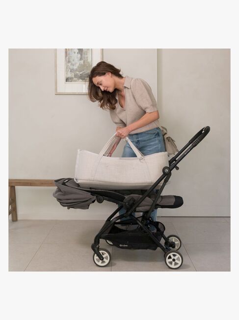 Doomoo Babynest/lift 3-i-1, Sandfarvet