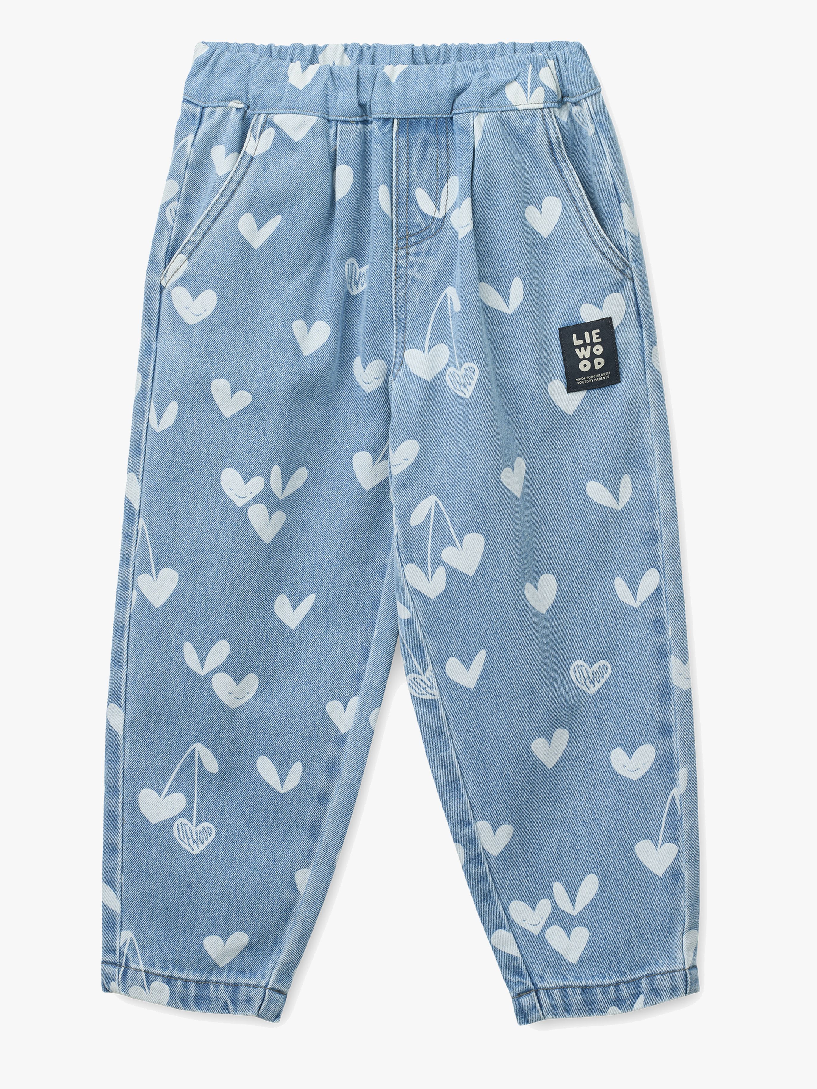 LIEWOOD Borris Denimbukser, Sweethearts/Light Blue Denim, 116