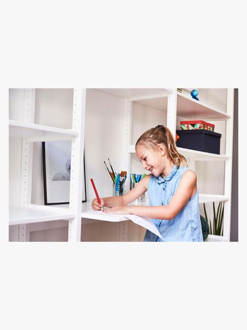 Hoppekids Skrivebordsplade til Reol 80cm, White