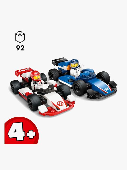 LEGO City 60464 F1 Williams Racing og Haas F1-racerbiler