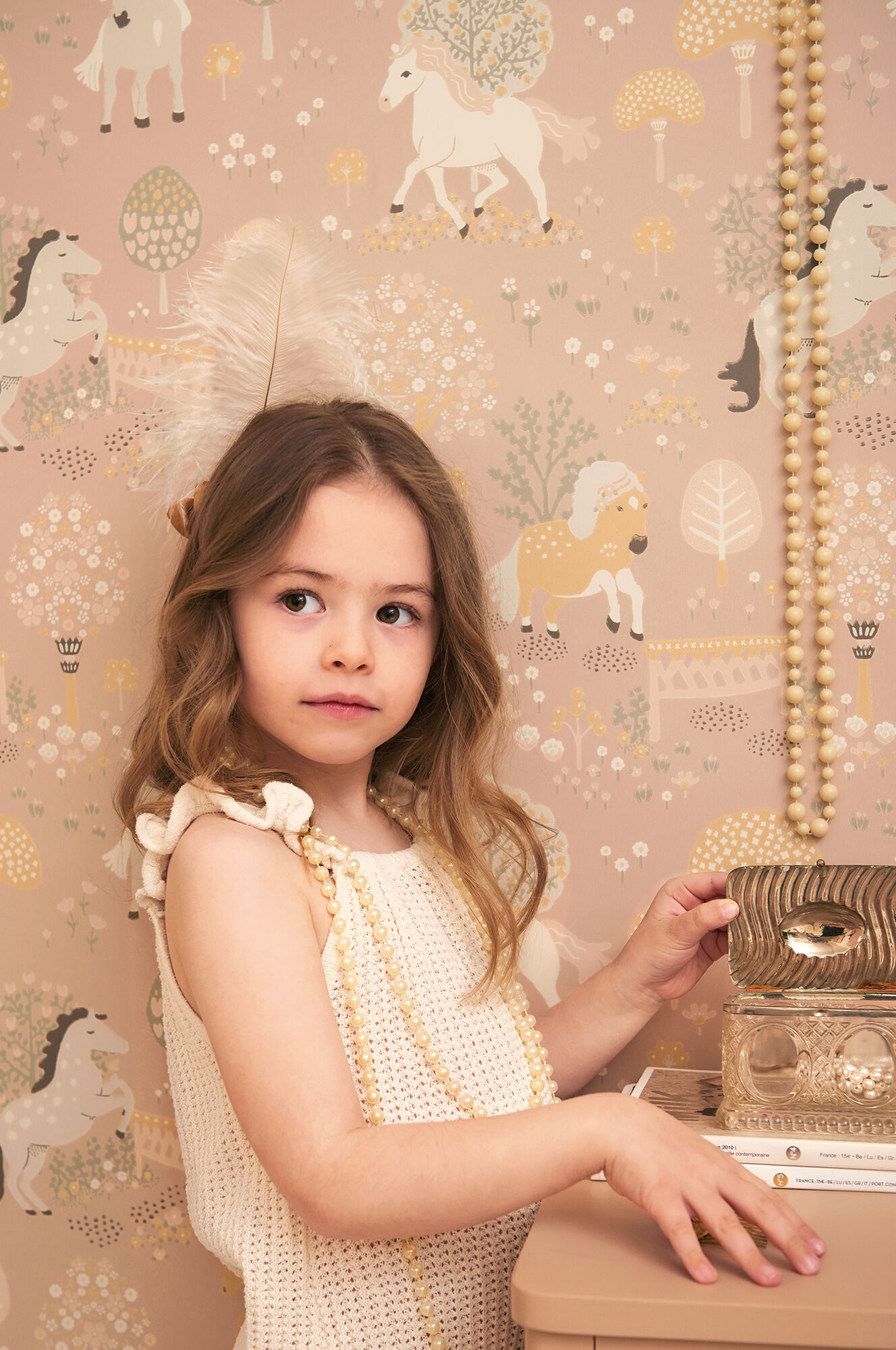 Majvillan Tapet My Sweet Pony, Dreamy Pink