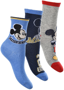 Disney Mickey Mouse Strømper 3-pak, Sort