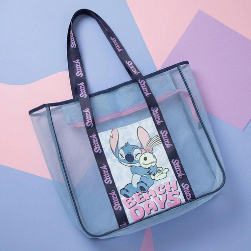 Disney Stitch Premium Strandtaske, Blå