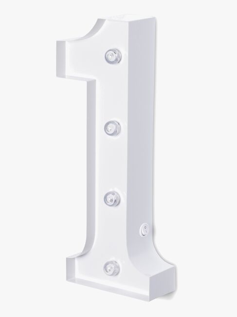 Alice & Fox Tallampe 1, Hvid