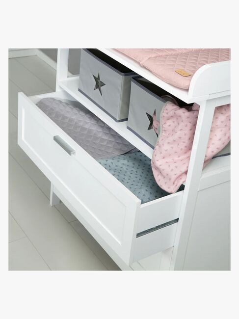 Roba Hamburg Puslekommode inkl. Adapter, White