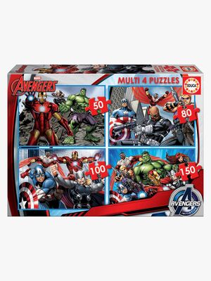 Educa Marvel Avengers Puslespil 4-i-1