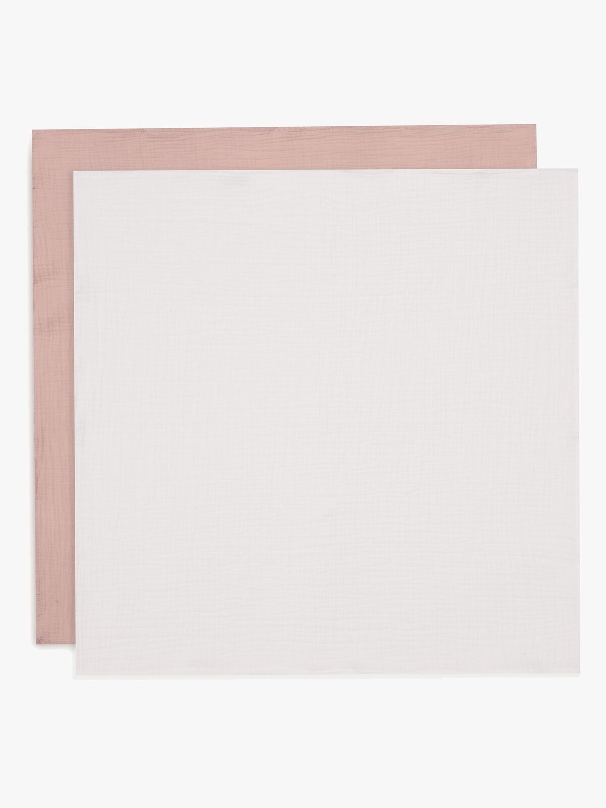 Jollein Tæppe/ Stofble i Musselin 4-pak, Wild Rose/Ivory